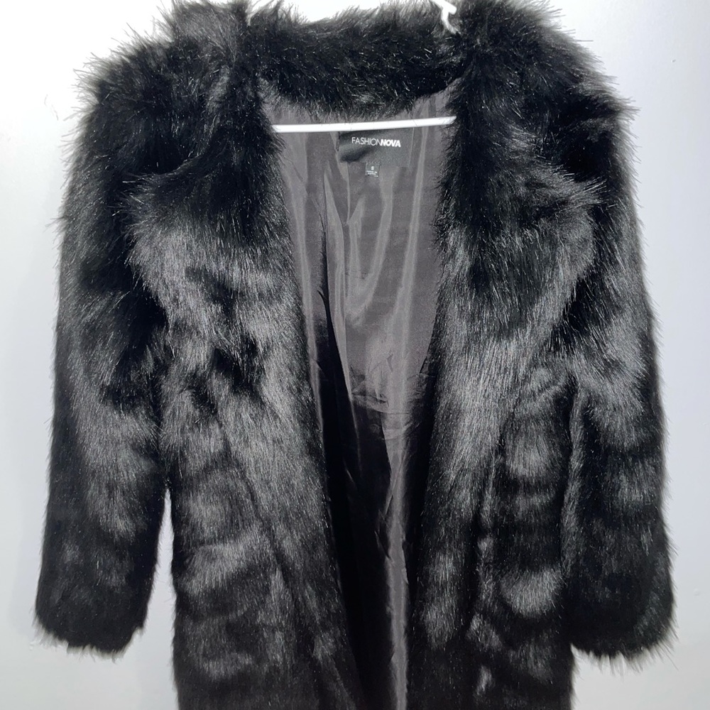 Fashion nova fur jacket